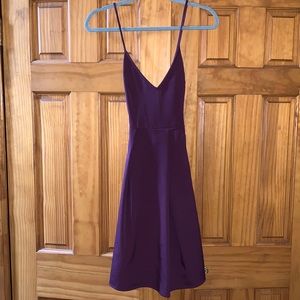 Maroon Knee-Length Dress, Size 4-6